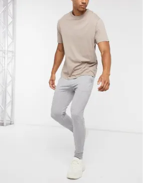 ORGANIC SUPER SKINNY JOGGERS IN GREY MARL