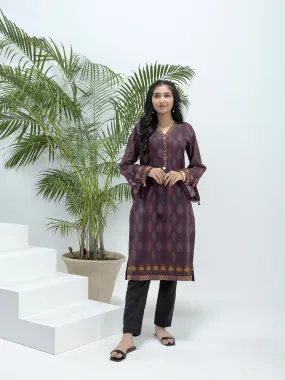 1pc Unstitched - Printed Lawn Shirt