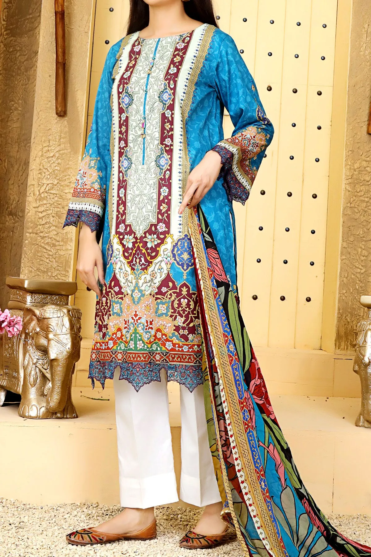 3 PIECE DIGITAL PRINT LAWN| DPC-209