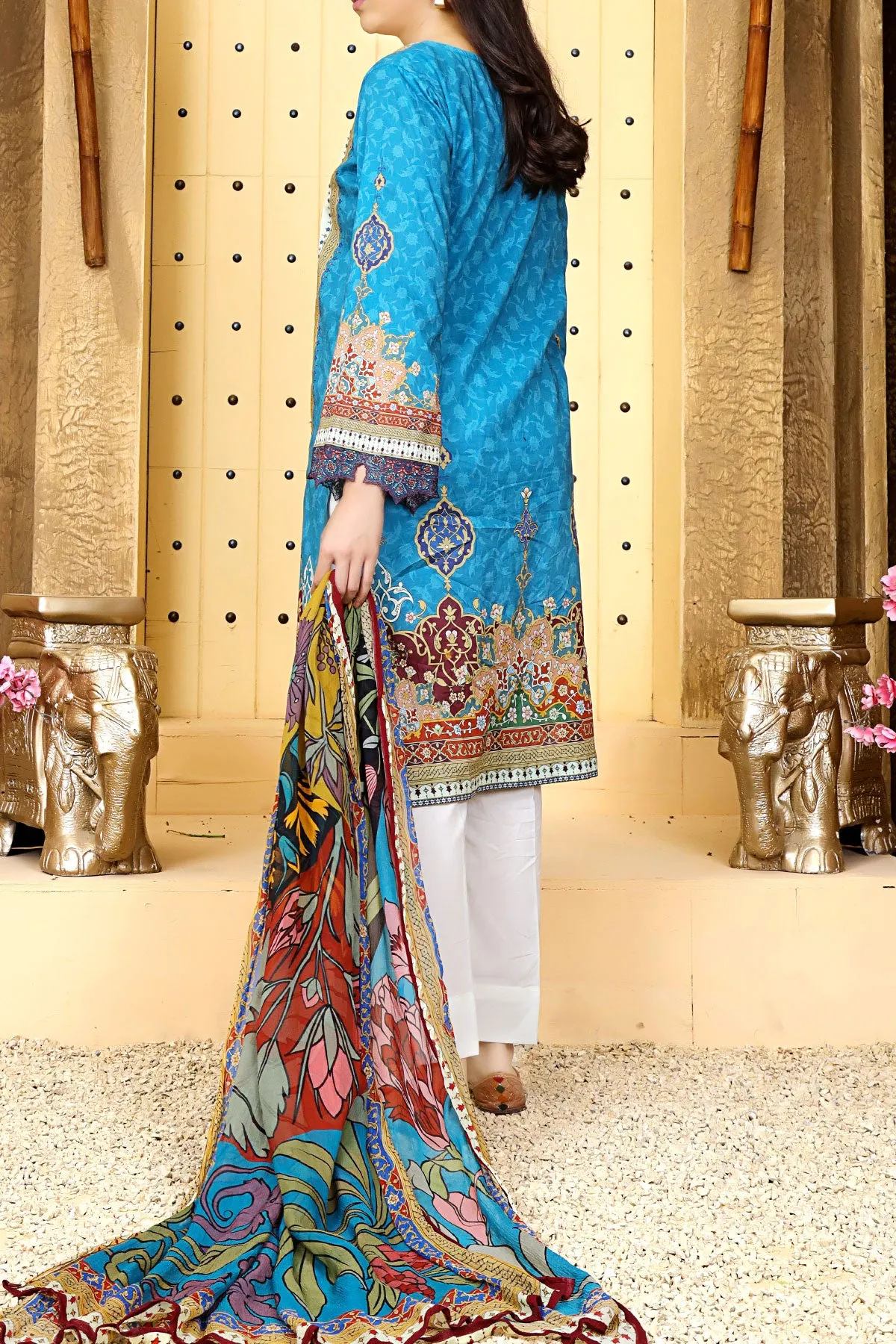 3 PIECE DIGITAL PRINT LAWN| DPC-209