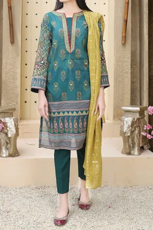 3 PIECE DIGITAL PRINT LAWN| DPC-211