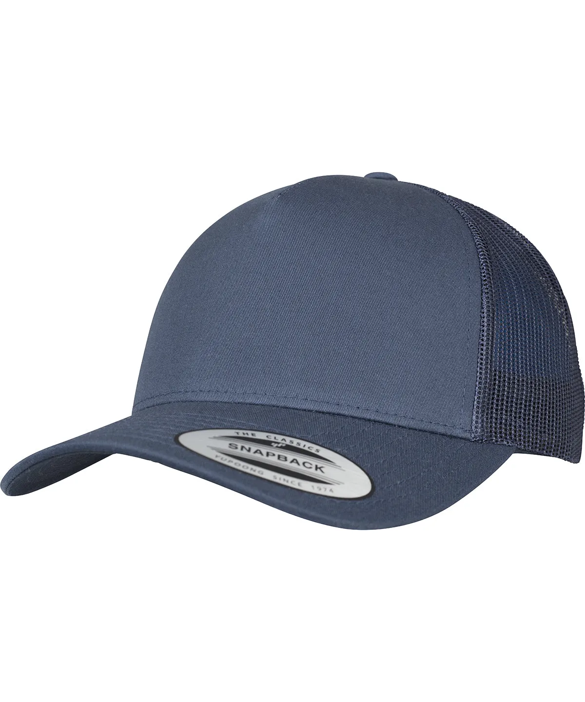 5-Panel retro trucker cap (6506) | Navy