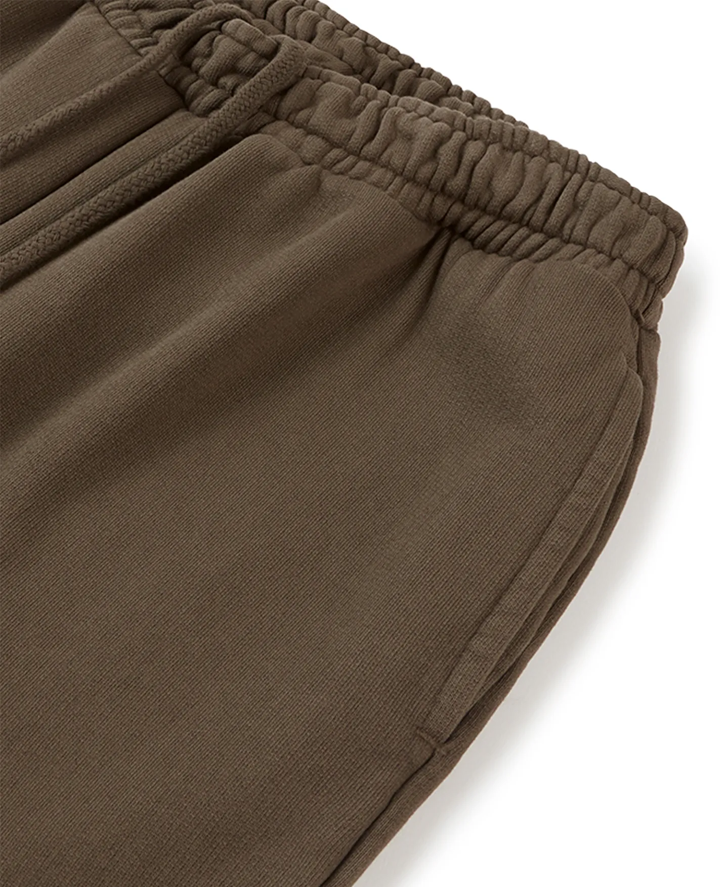 600 GSM 'Mocha Brown' Straight-leg Pants