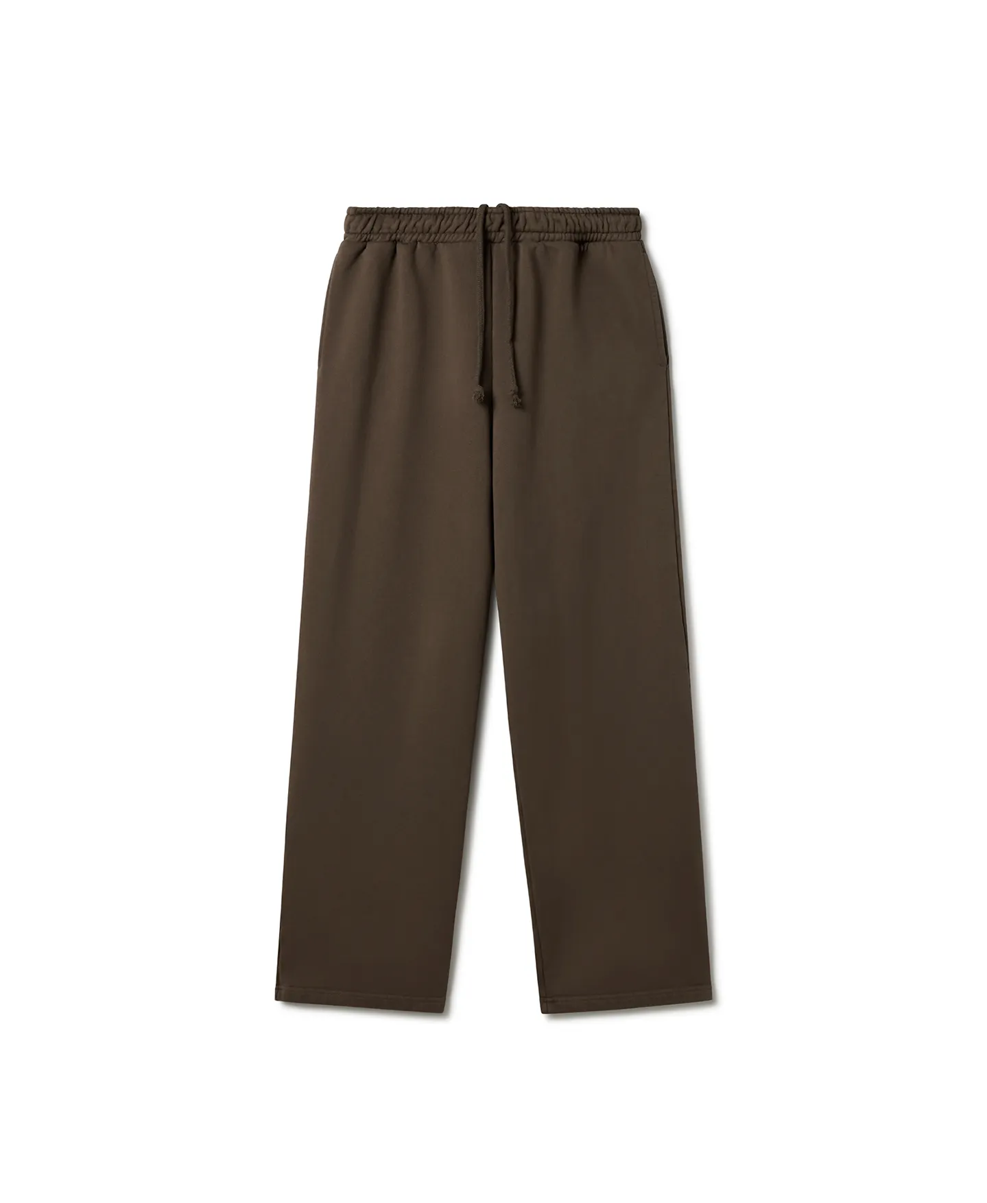 600 GSM 'Mocha Brown' Straight-leg Pants