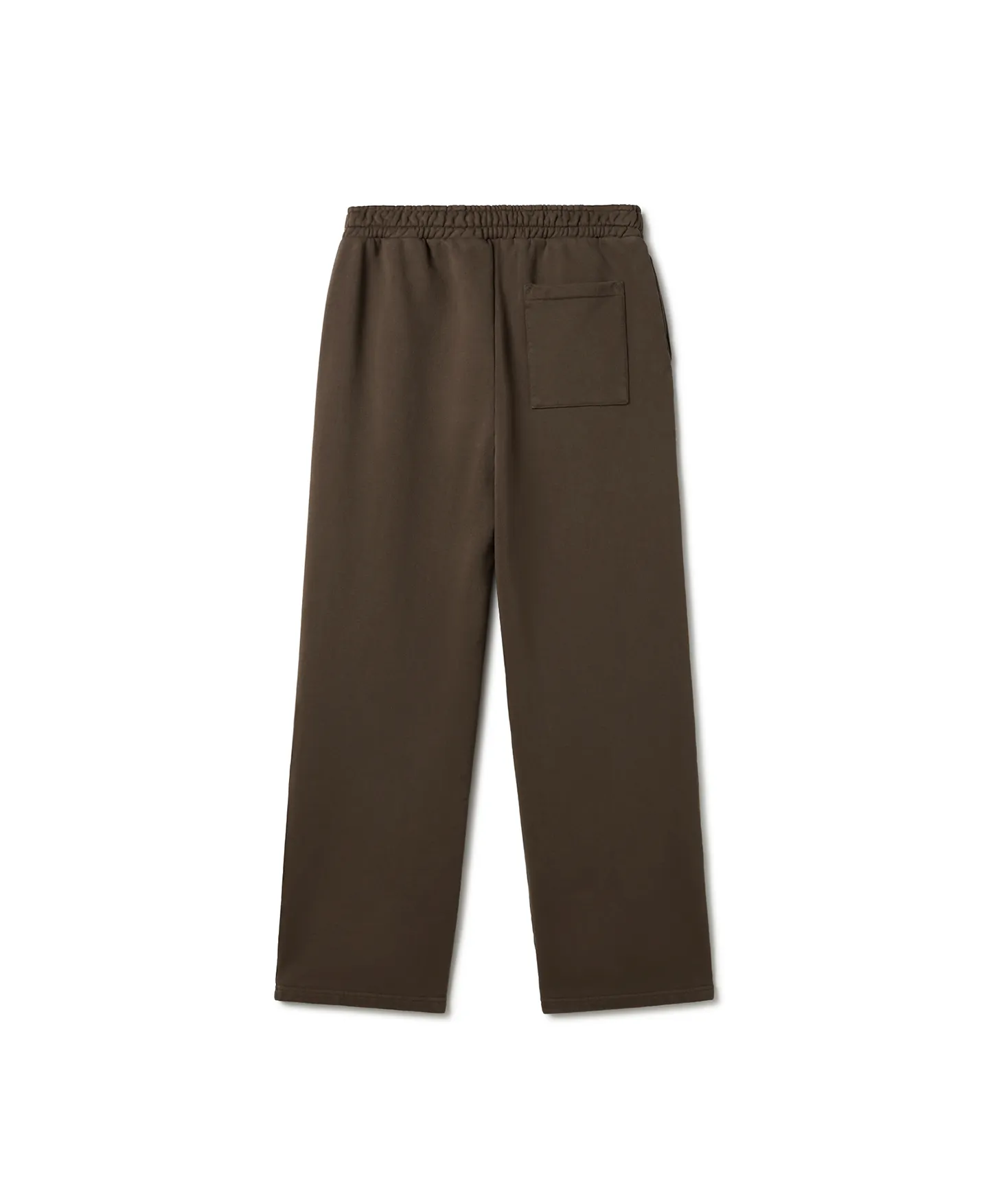 600 GSM 'Mocha Brown' Straight-leg Pants