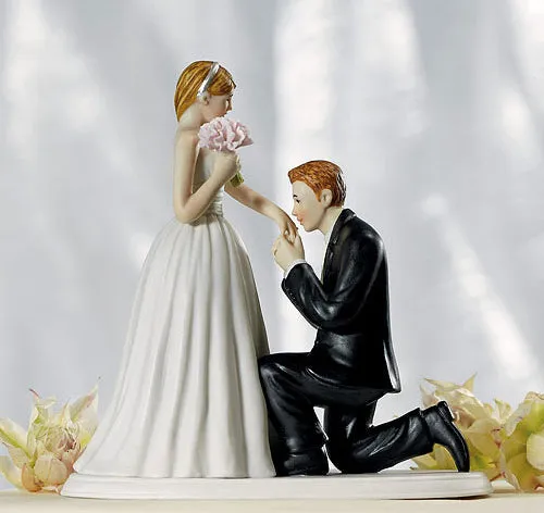 A Cinderella Moment Bride & Groom Cake Topper