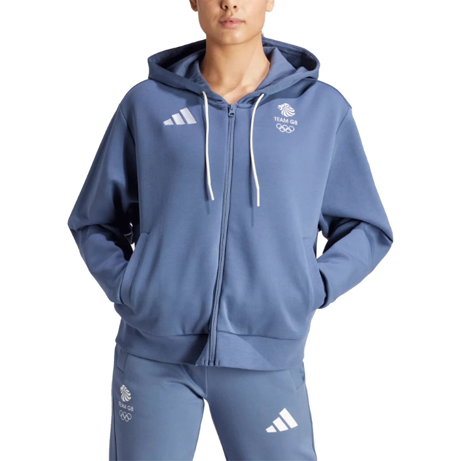 adidas Team GB Women's Hoodie Blue