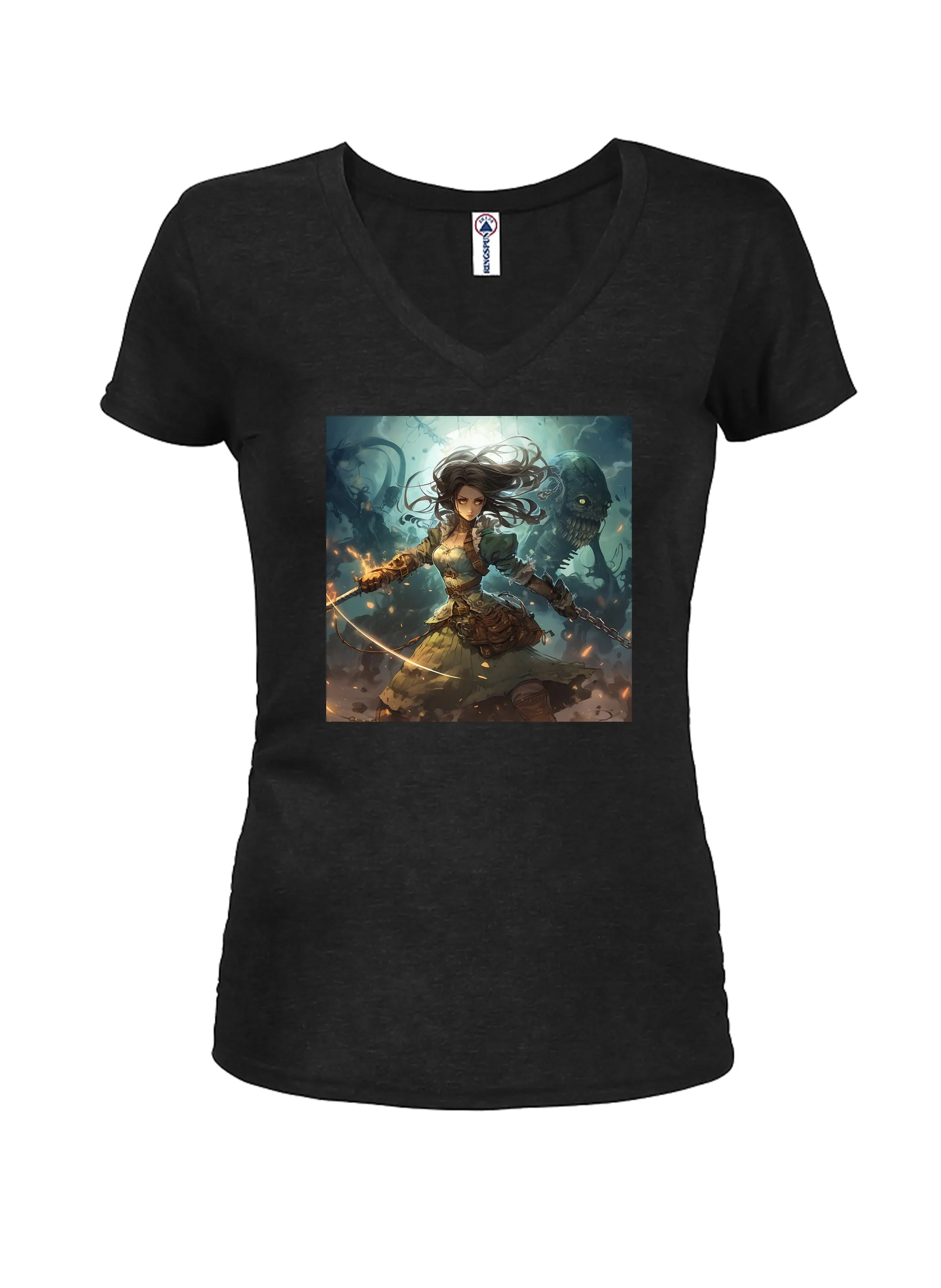 Adventuress Juniors V Neck T-Shirt