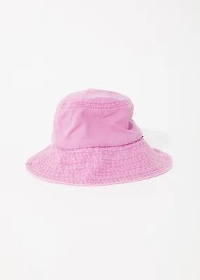 AFENDS Unisex Bella - Wide Brim Bucket Hat - Faded Candy