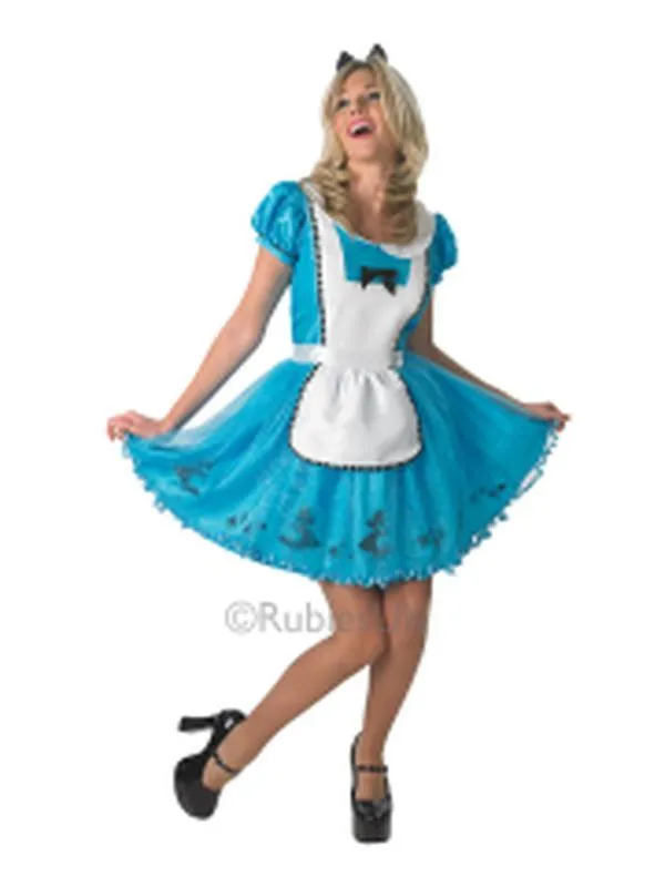 Alice In Wonderland Sassy Costume Size S