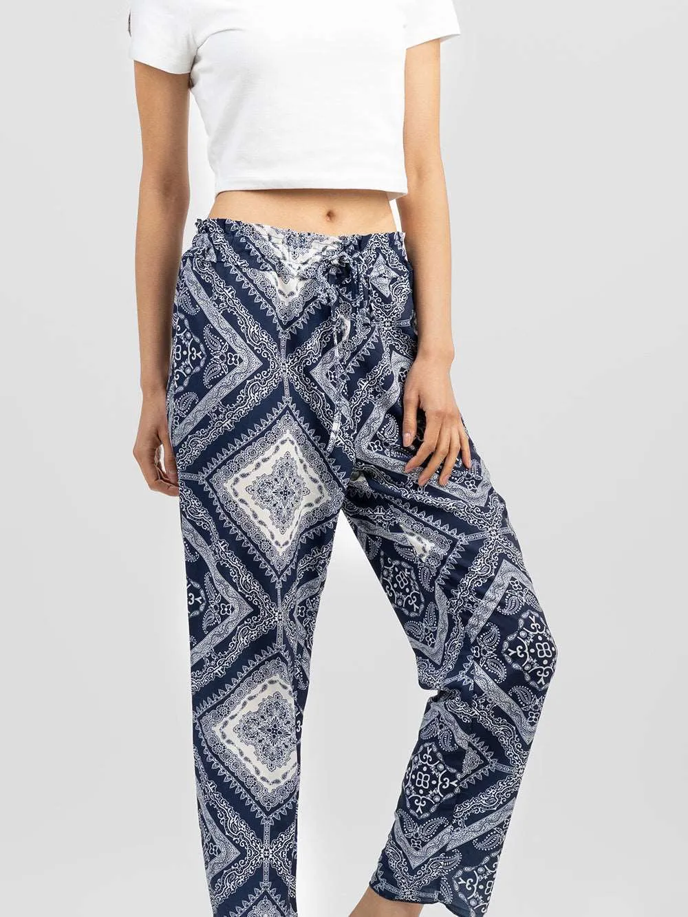 American Bling Women Aztec Tribe Print Long Pants