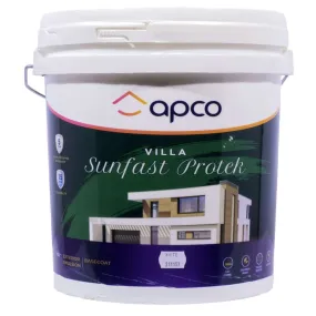 Apco Villa Sunfast Protek Base Coat Matt Acrylic White 10L