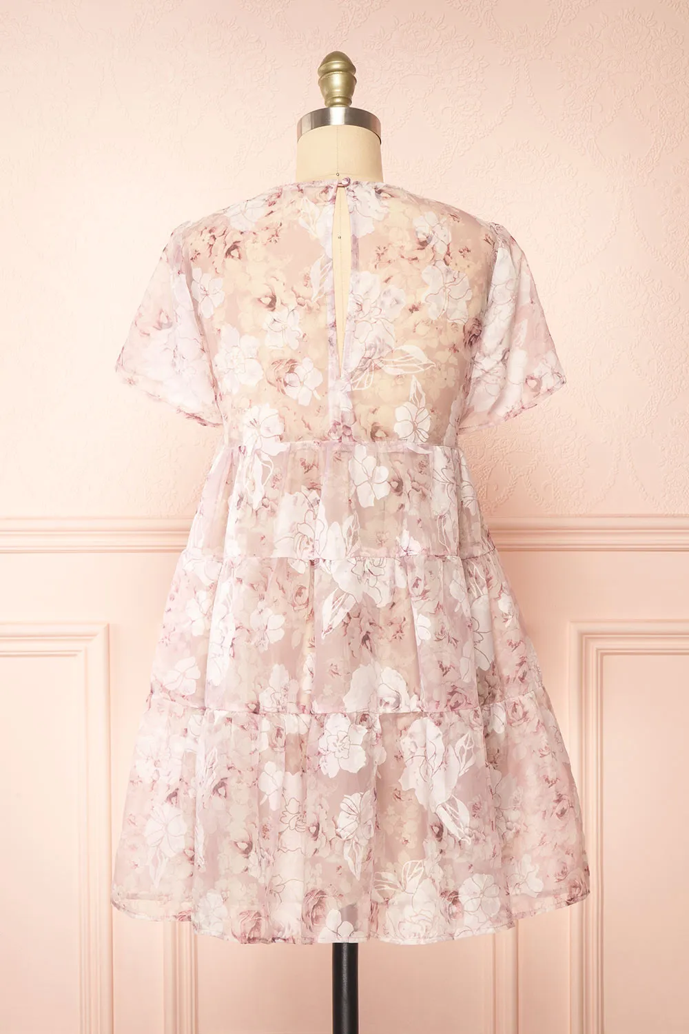 Arianwyn | Short Floral Babydoll Dress