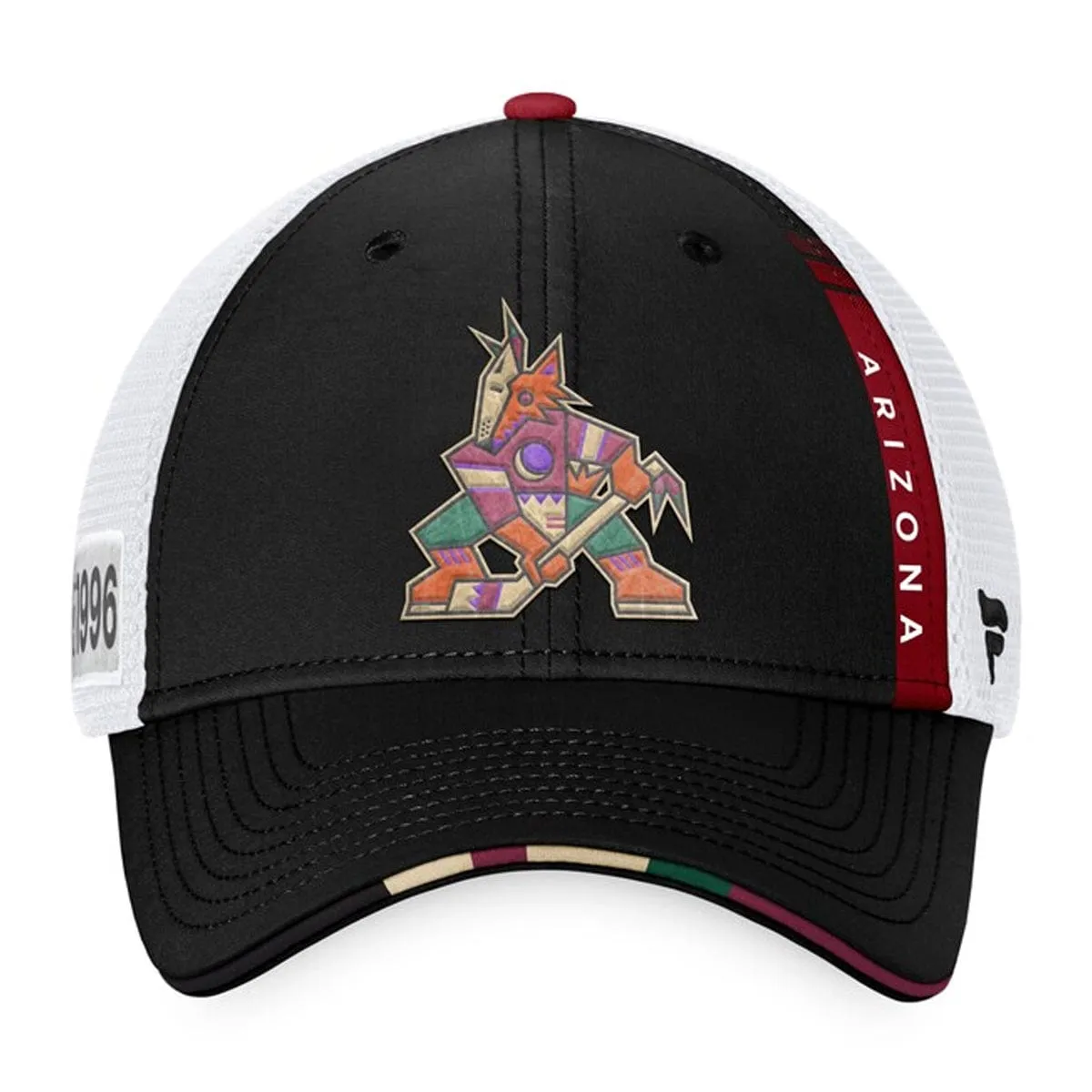 Arizona Coyotes Fanatics Authentic Pro Draft Structured Trucker Hat