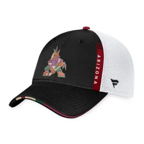 Arizona Coyotes Fanatics Authentic Pro Draft Structured Trucker Hat