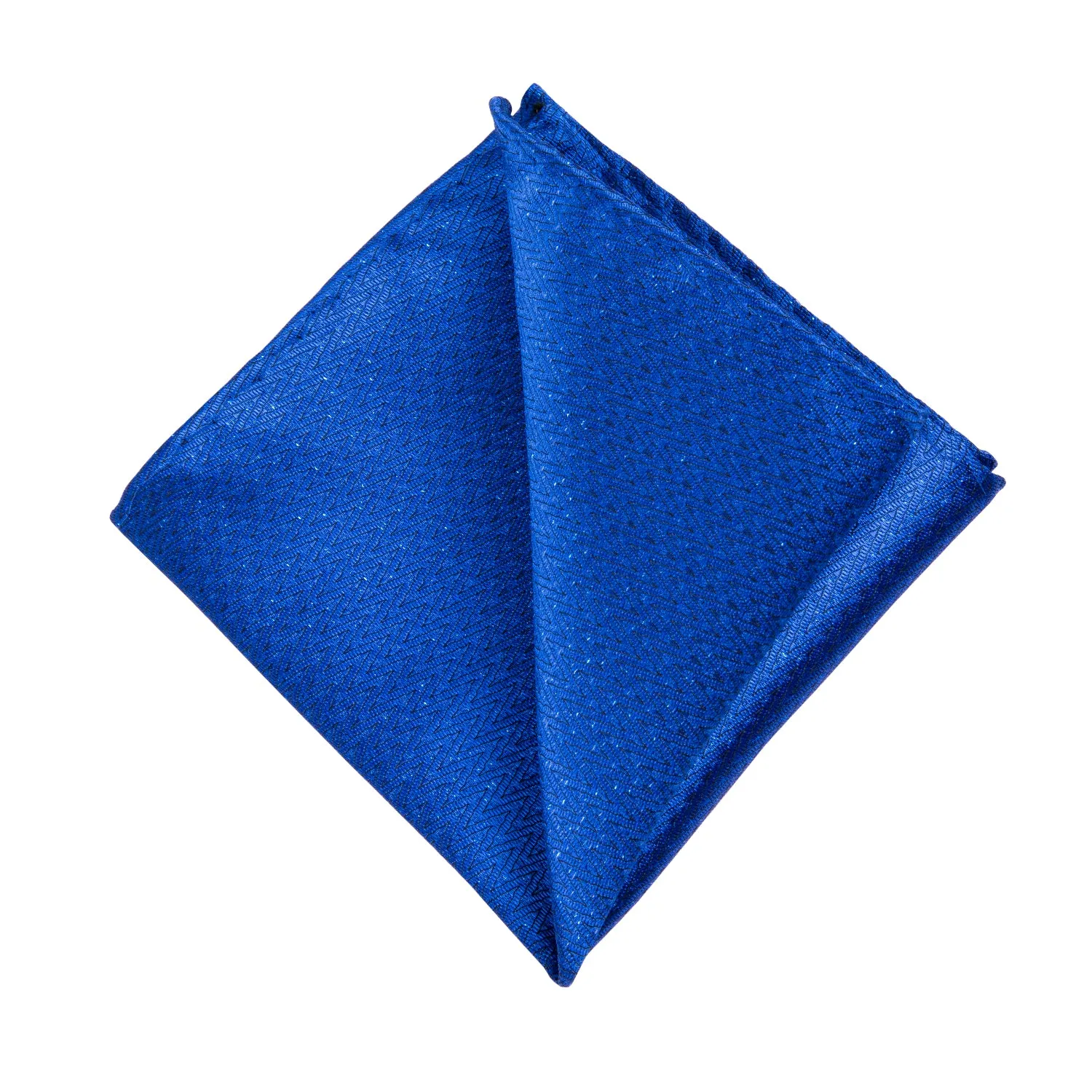 Attractive Men's Blue Tie Handkerchief Cufflinks Set