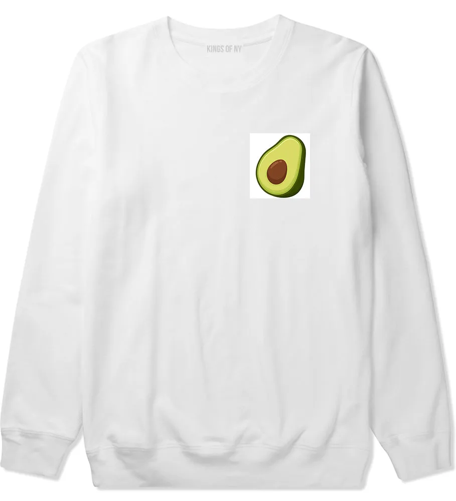 Avocado Vegan Chest Mens Crewneck Sweatshirt