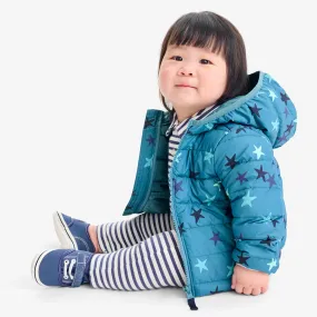 Baby lightweight puffer jacket in confetti stars