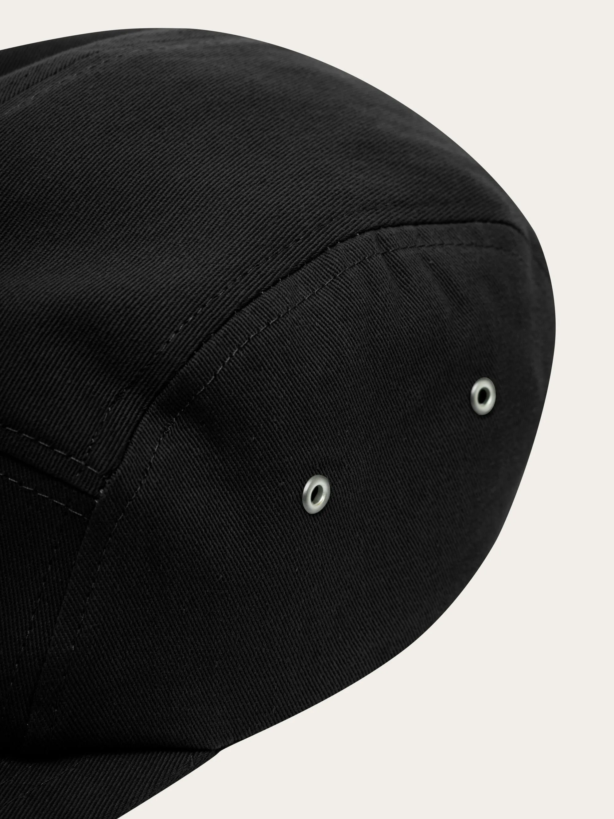 Barckley cap with badge - Black Jet