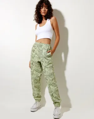 Basta Jogger in Marble Green