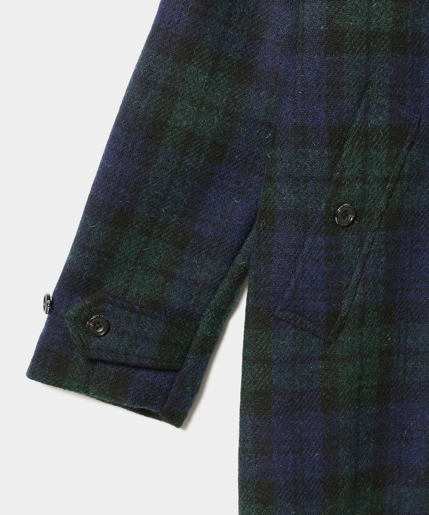 BEAMS Plus Bal Collar Coat Harris Tweed