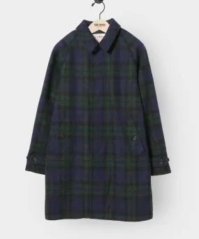 BEAMS Plus Bal Collar Coat Harris Tweed