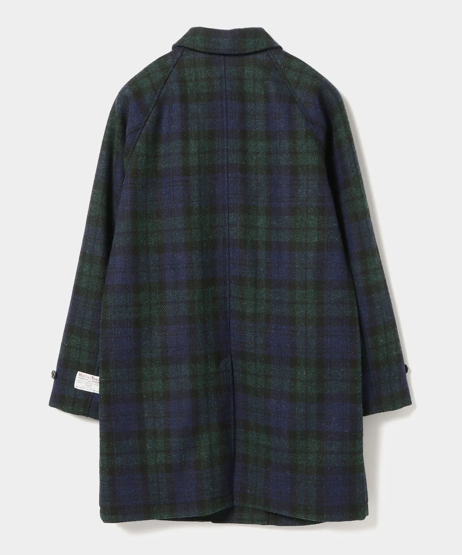 BEAMS Plus Bal Collar Coat Harris Tweed