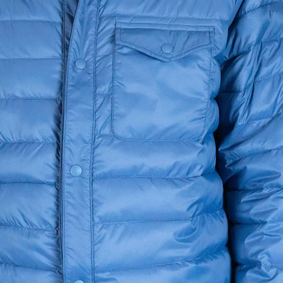 Blue ‘Pack It Up’ 12OZ Eco-Down Jacket