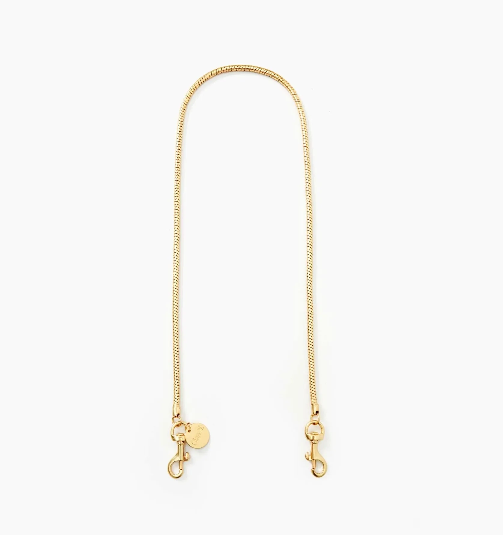 Brass Snake Chain Shoulder Strap