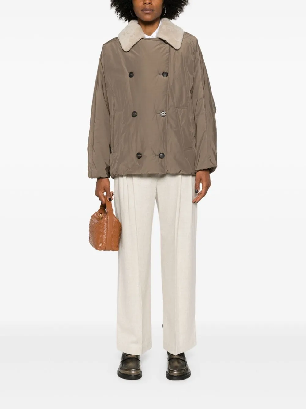 Brunello Cucinelli Coats Dove Grey