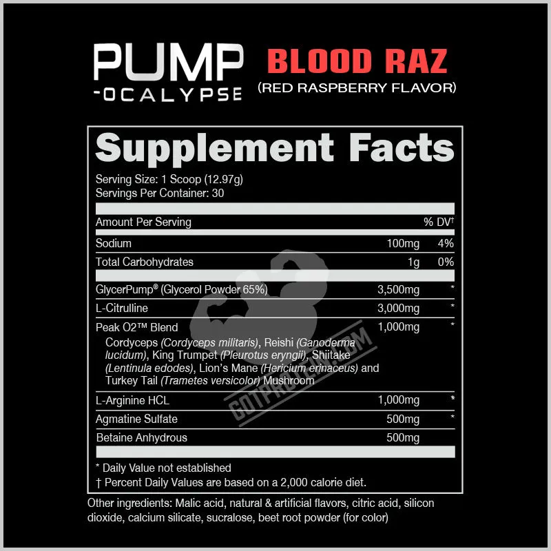 Bucked Up PUMP-Ocalypse 30 Servings