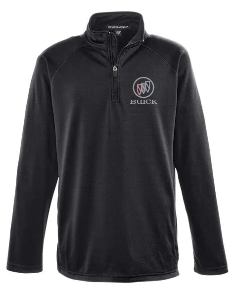 Buick Shield Stretch Athletic 1/4 ZIP Pullover Jacket