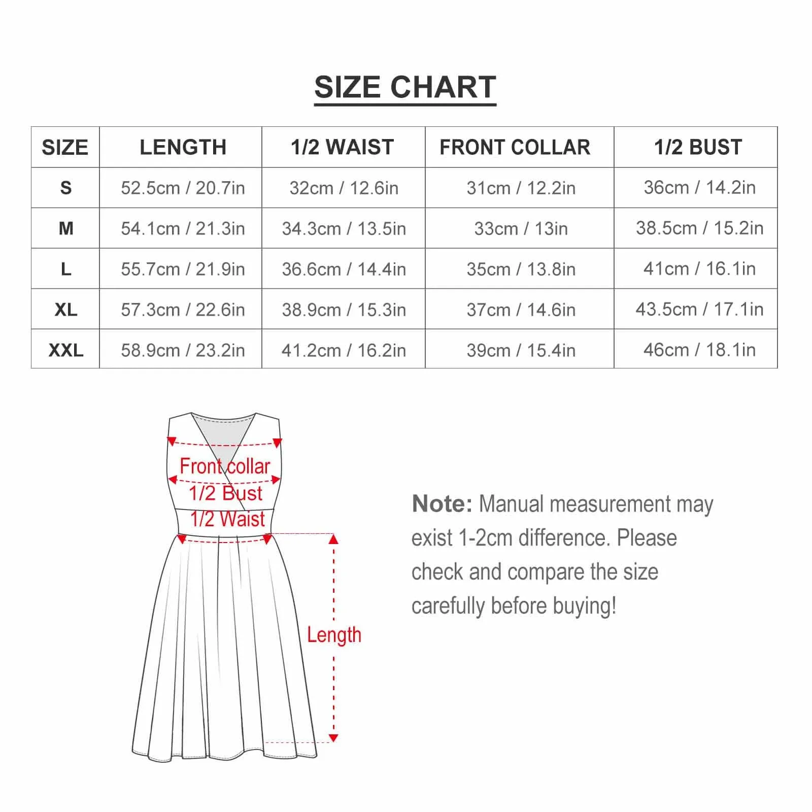 Button Collector V-Neck Sleeveless Dress