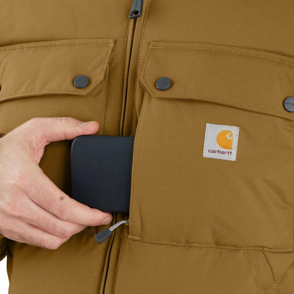 'Carhartt' Men's Montana Loose Fit Insulated Jacket-Level 4 Extreme Warmth Rating - Oak Brown