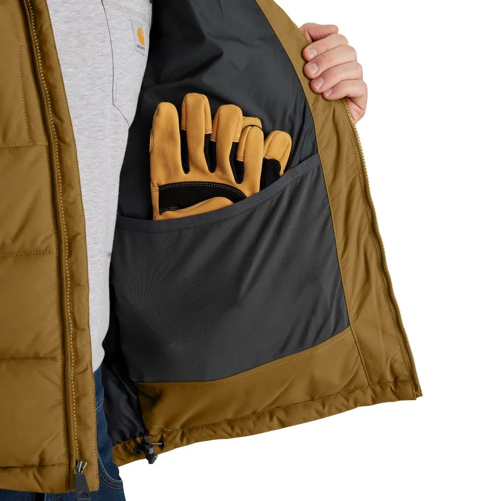 'Carhartt' Men's Montana Loose Fit Insulated Jacket-Level 4 Extreme Warmth Rating - Oak Brown