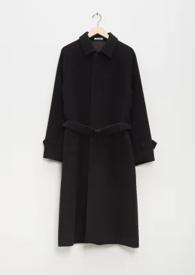 Cashmere Wool Mosser Soutien Collar Coat