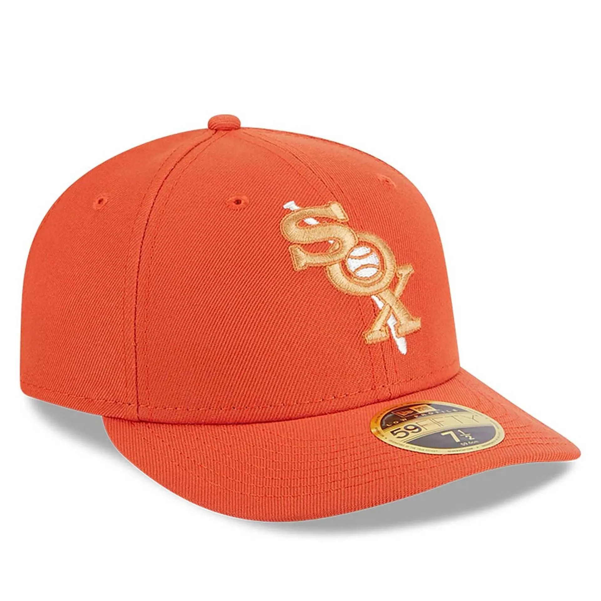 Chicago White Sox Repreve Orange Low Profile 59FIFTY Fitted Cap