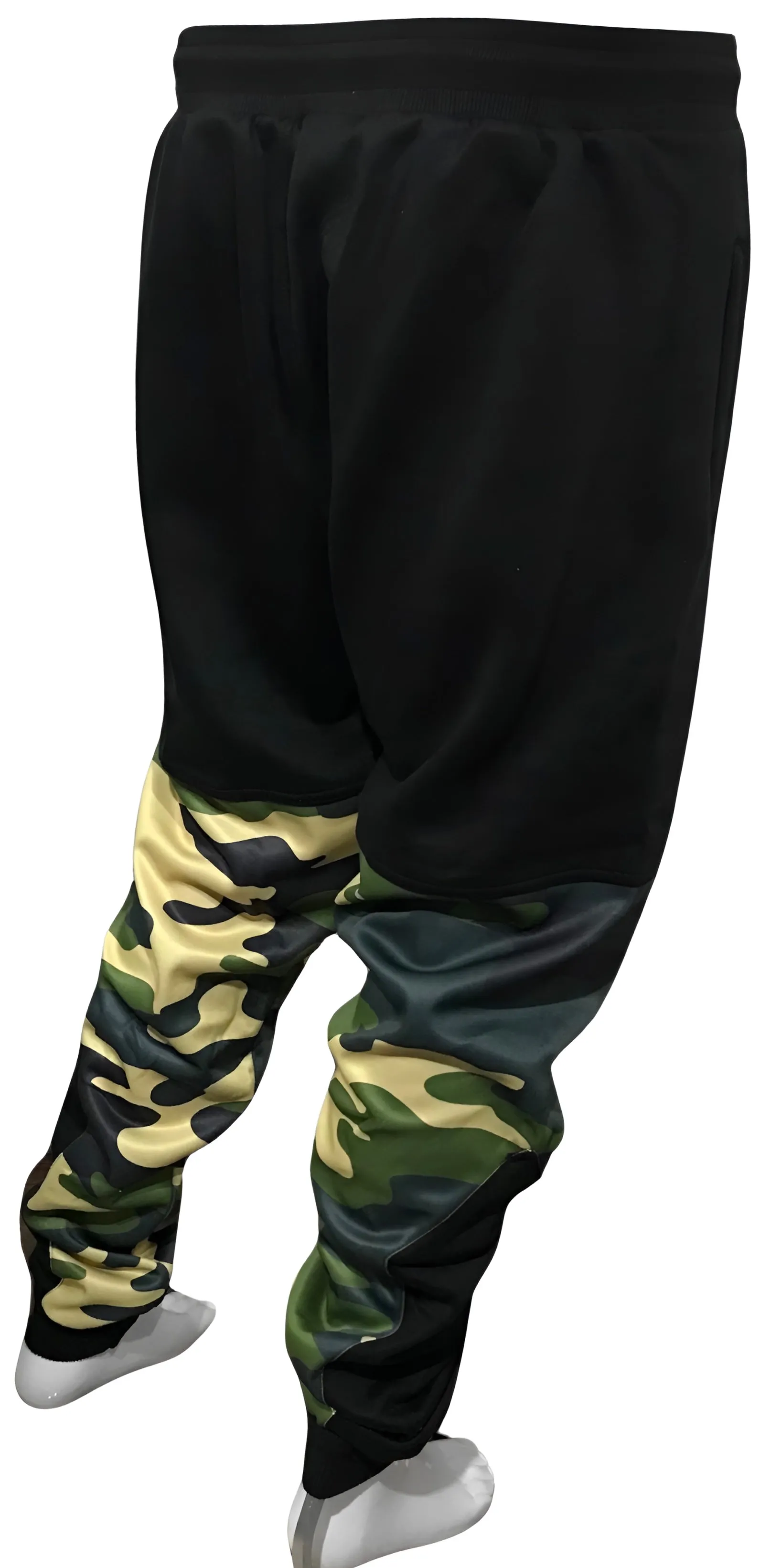 ^CHIEFIN’ ADI-FEATHER^ (GREEN CAMOUFLAGE) LUX JOGGER SWEATPANTS (CUT & SEW)