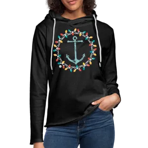 Christmas Wreath Hebrews 6:19 Lightweight Lake Hoodie