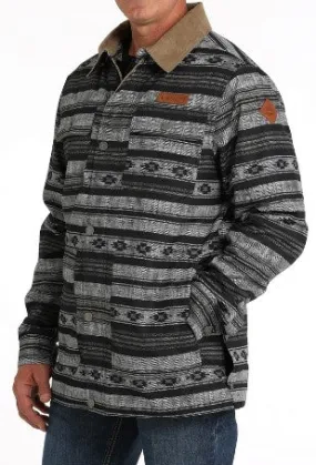 Cinch Men's Sherpa Print Canvas Jacket-MWJ1069002