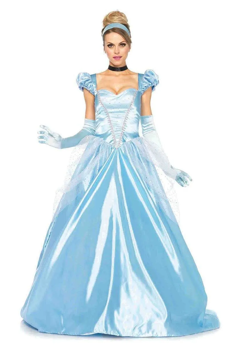 Cinderella Classic Fairy-tale Princess Ball Gown Costume