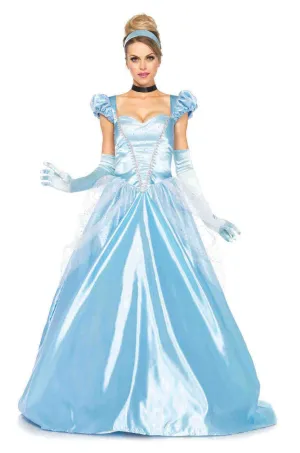 Classic Cinderella Womens Deluxe Princess Costume