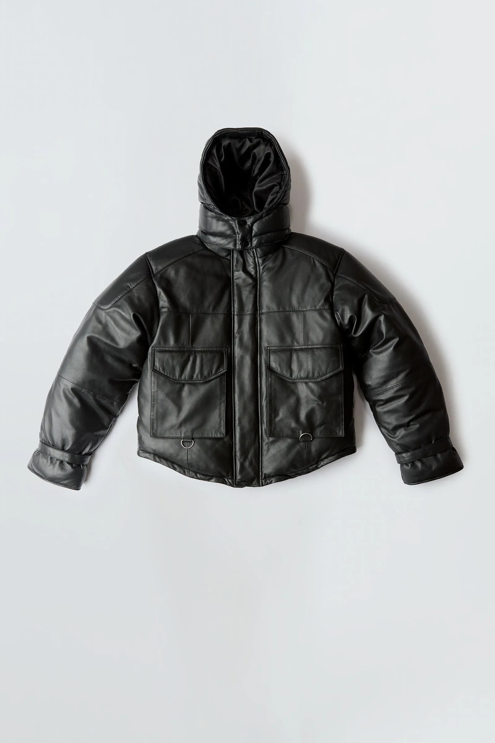 Cliff Leather Puffer