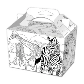 Colour In Jungle Animal Party Box