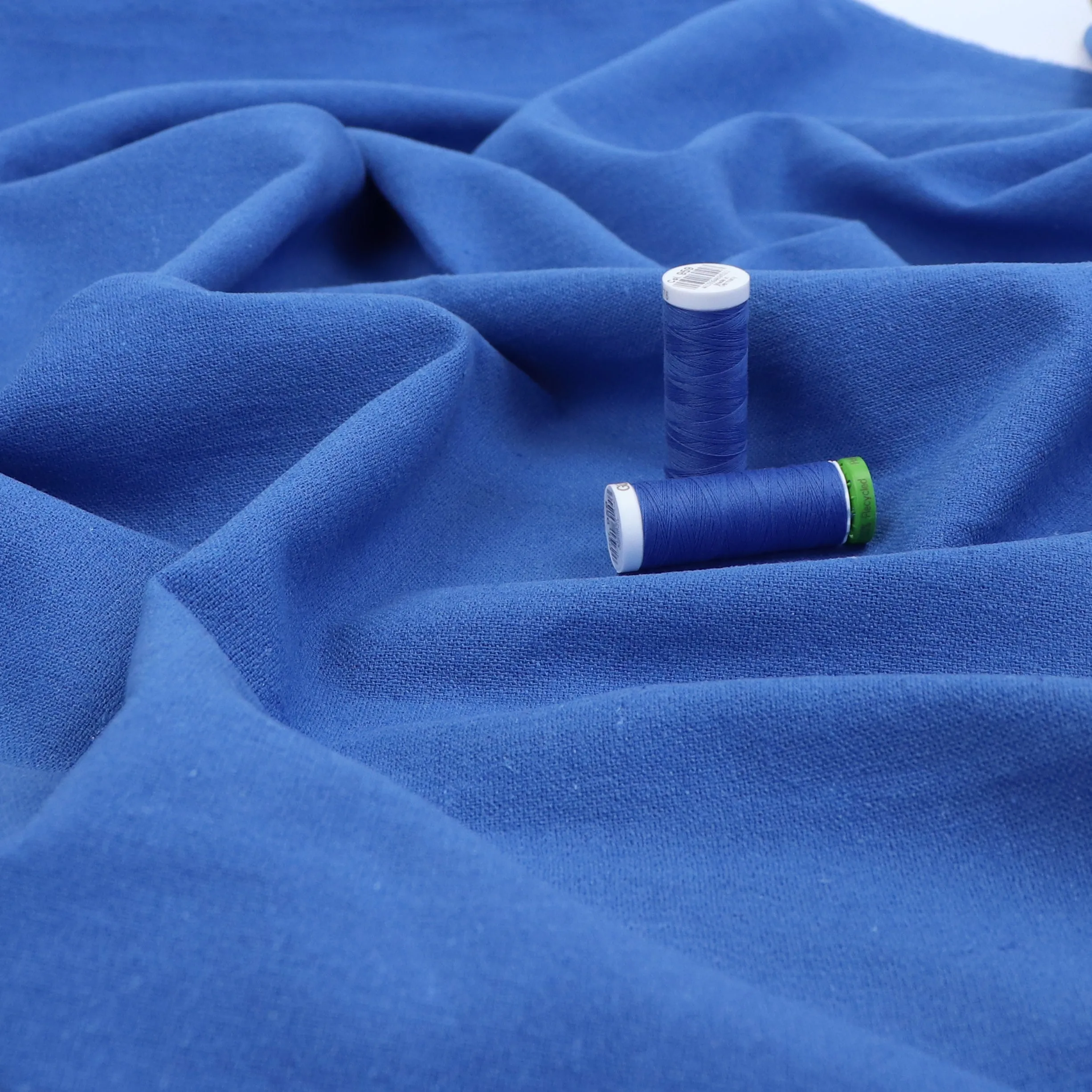 Cotton Linen Blend - Cobalt Blue