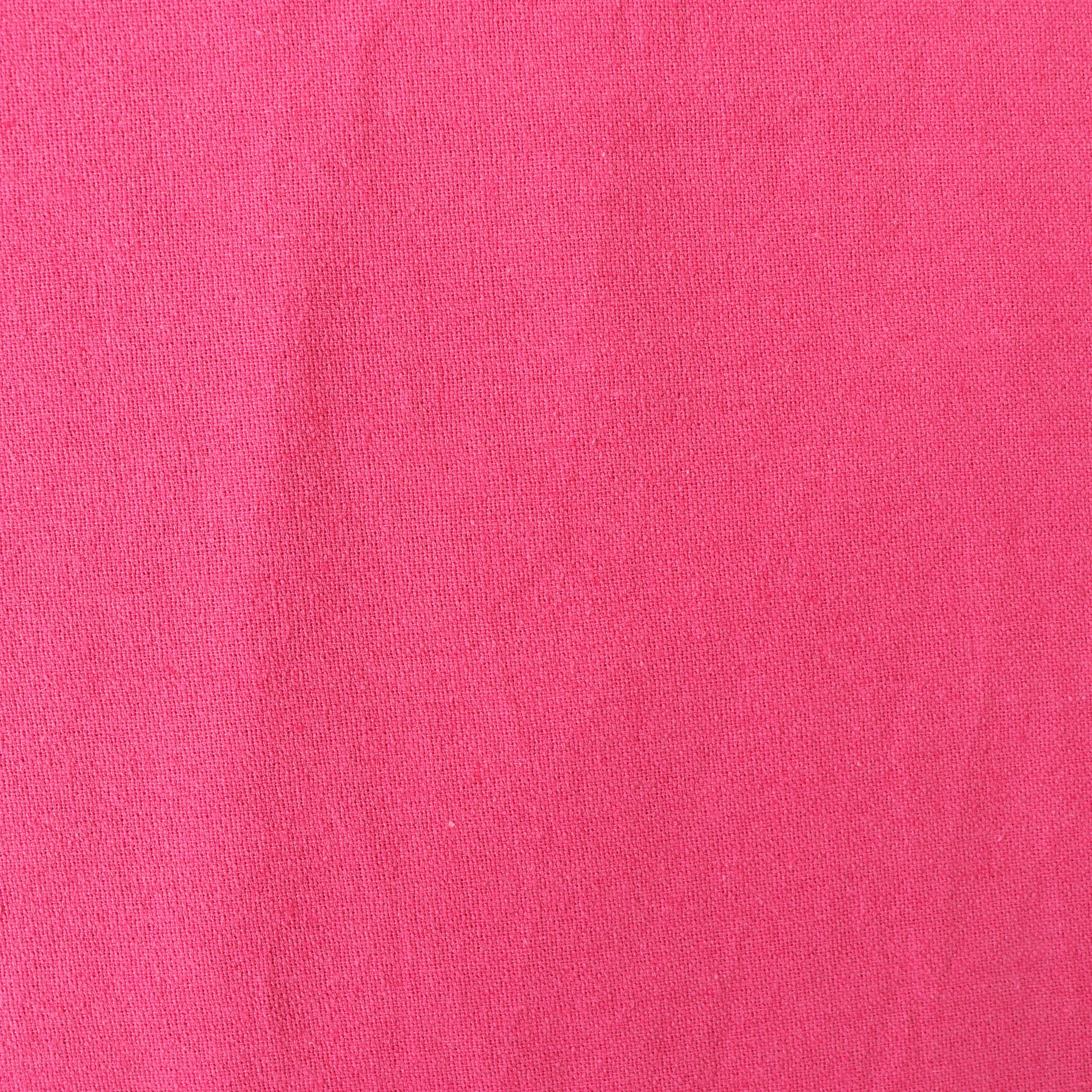 Cotton Linen Blend - Fuchsia Pink