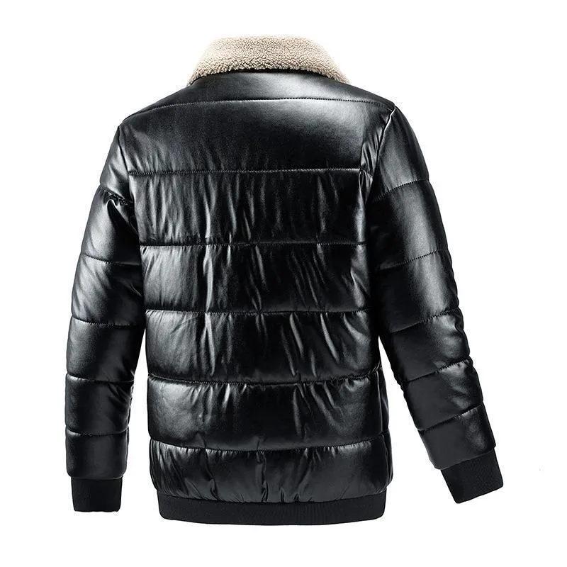 Cotton Men Fur Collar Trend Thickened