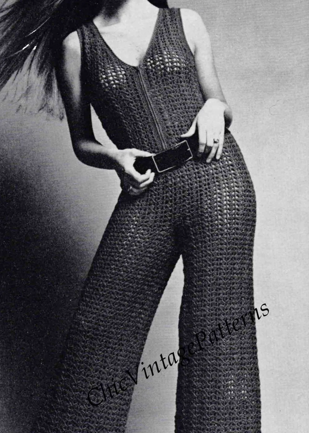 Crochet Ladies Culottes, Jumpsuit Pattern, Instant Download