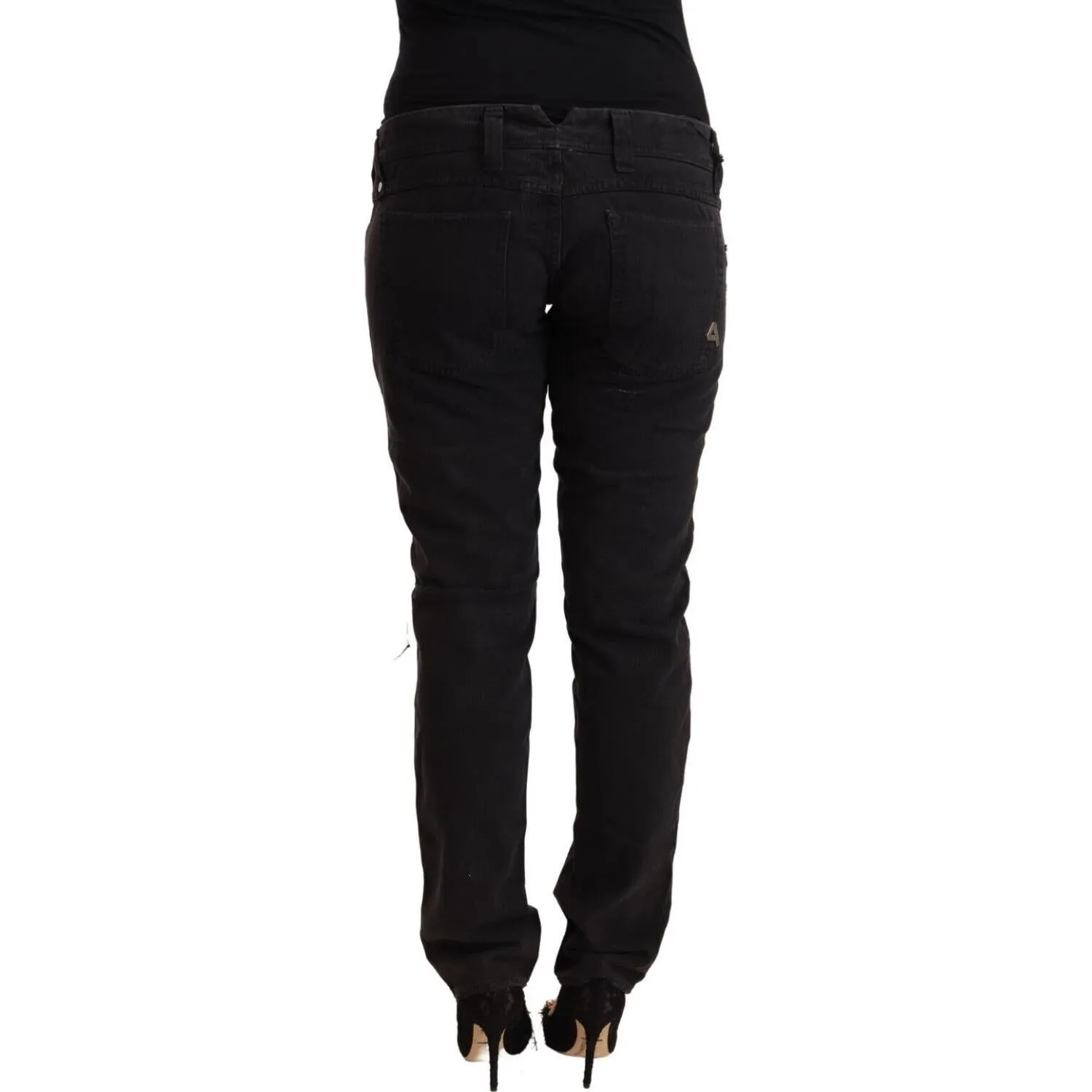 CYCLE Chic Low Waist Black Slim Fit Jeans