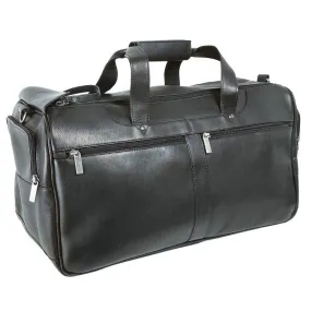 DayTrekr Leather Speed Zip Carry-On Duffle 771-1906